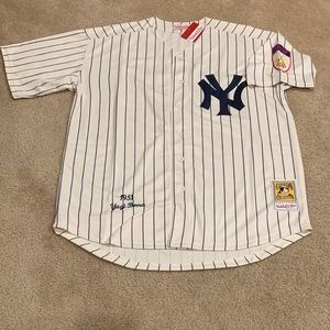 Yogi Berra New York Yankees Jersey Mens XL NWT 1951 Home Pinstripe